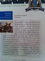 Jury statement about "Forge of Empires"